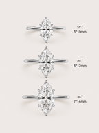 Marquise Solitaire King – 925 Sterling Silver
