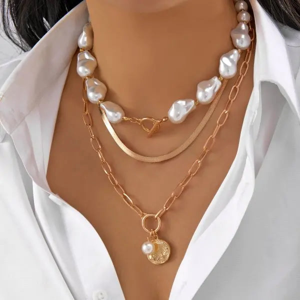 Layered Pendant Necklace Collection