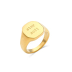 Elegant Gold Signet Ring