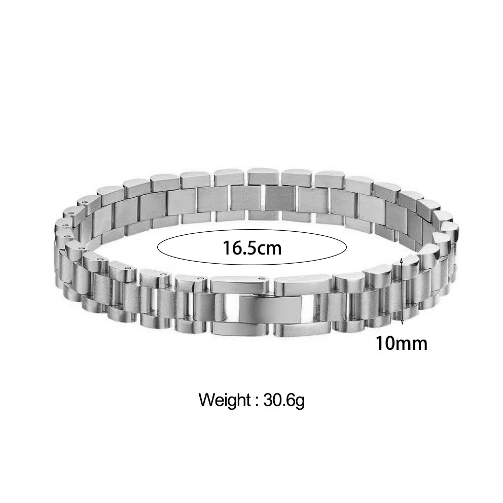 Elegant Gold-Plated Cuban Bracelet