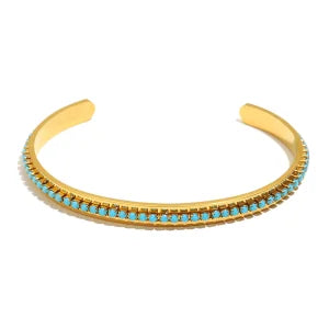 Vibrant Turquoise Cuff Bracelet