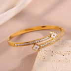 Fleur D’Or Cuff Bracelet