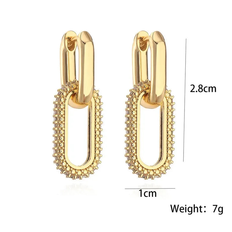 Lumière Rose Stud Earrings