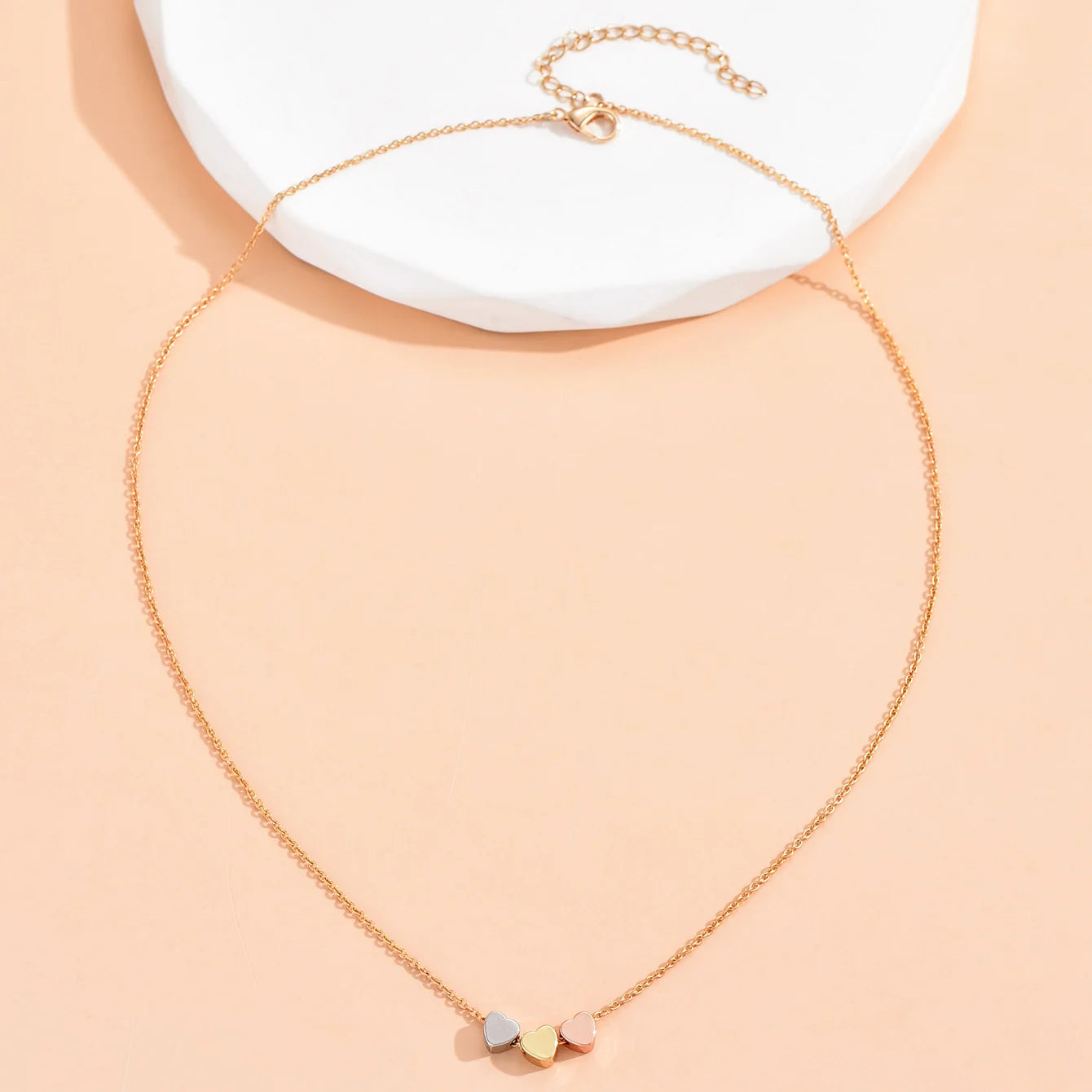 Three Hearts Elegance Necklace