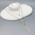 Gold V Élégance Jewellery Set