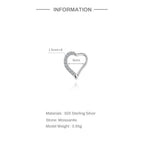 Luna Moissanite Hoop Earrings