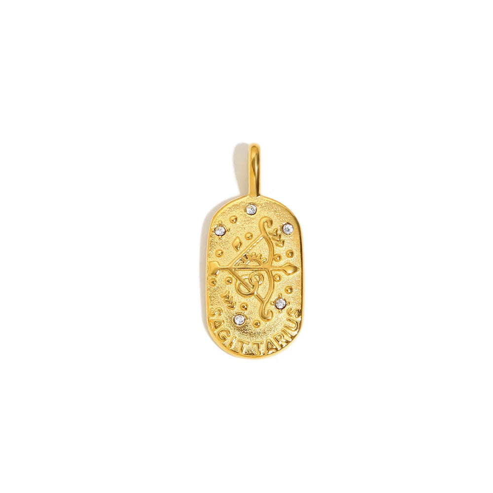 Elegant Zodiac Gold Necklace