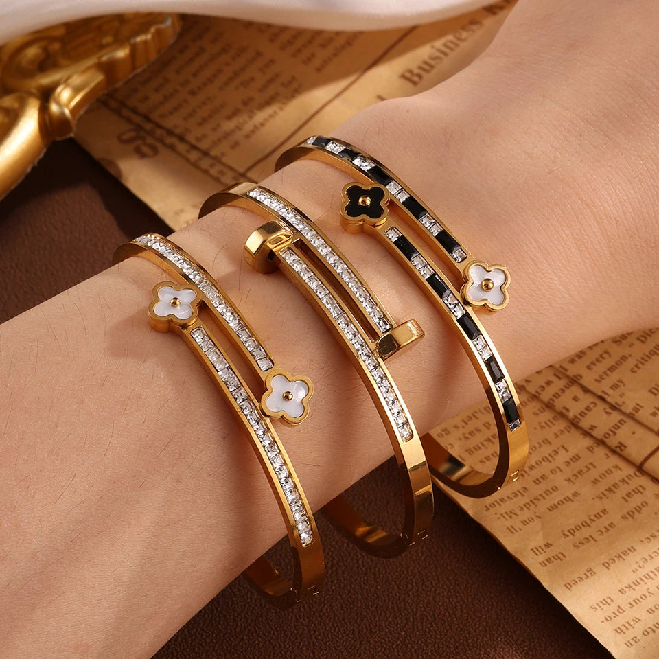 Fleur D’Or Cuff Bracelet