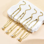 Initial Heart Anklet