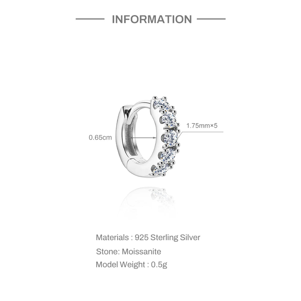 Éclat Moissanite Stud Earrings