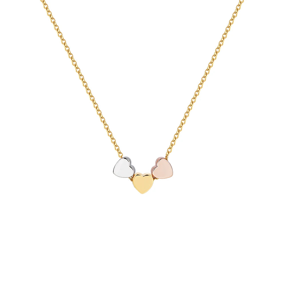 Three Hearts Elegance Necklace