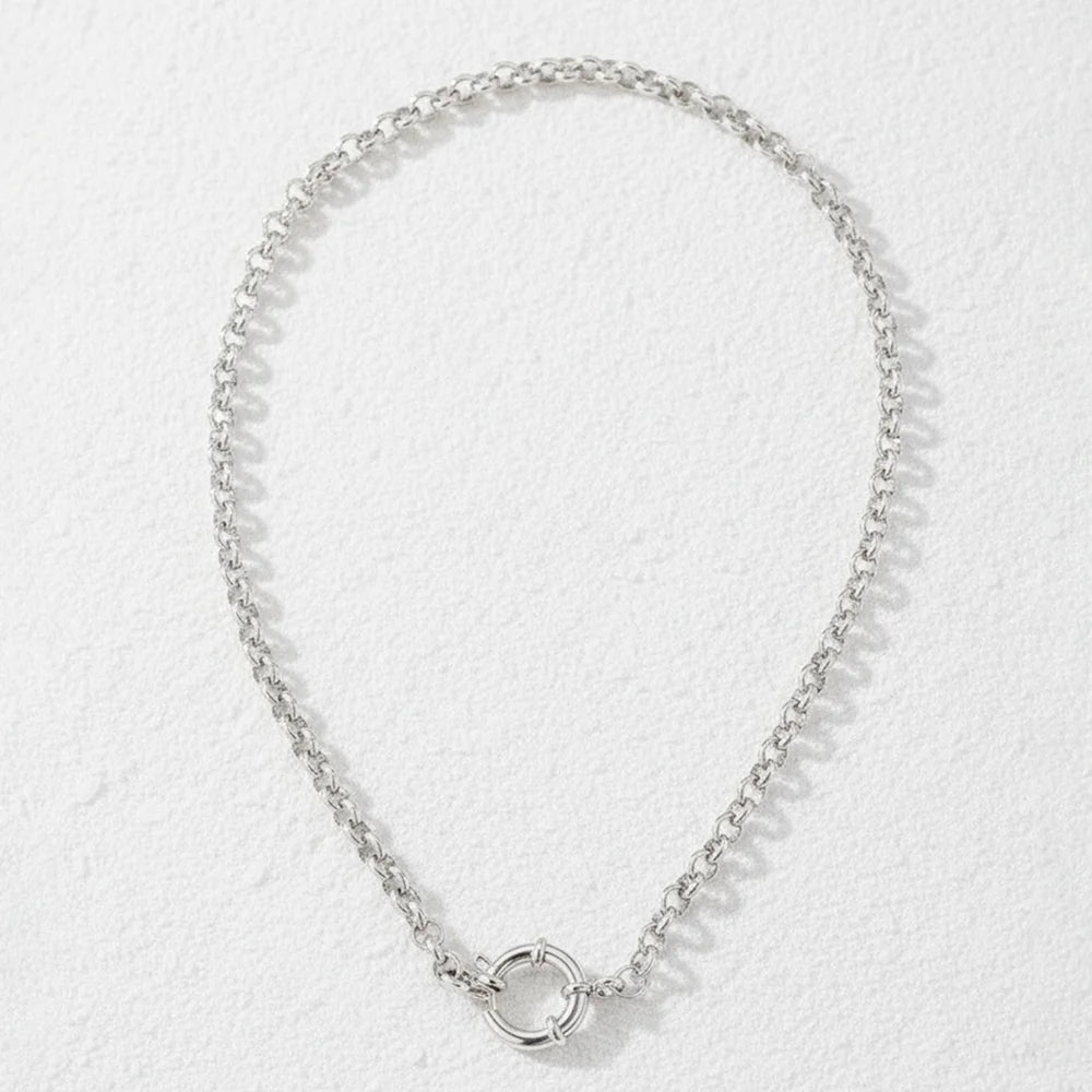Minimalist Gold Link Necklace