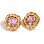 Elegant Zircon Jewelry Set - Tarnish Free