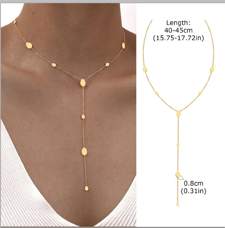 Élise Y Necklace