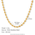 Gold Beaded Choker Necklace