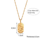 Elegant Zodiac Gold Necklace