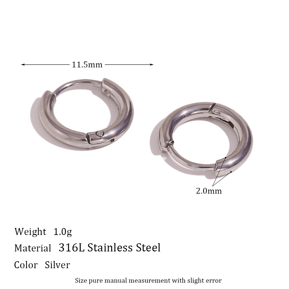 Elegant Gold Hoop Earrings