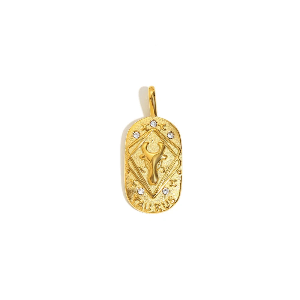 Elegant Zodiac Gold Necklace