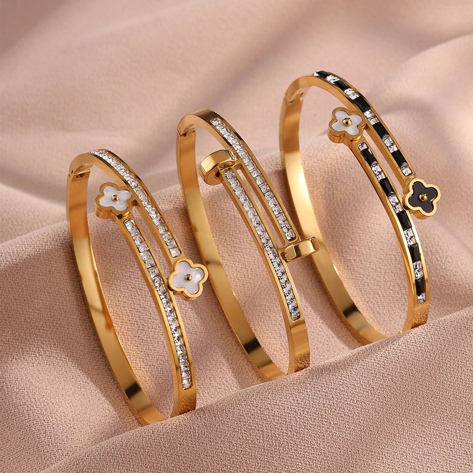 Fleur D’Or Cuff Bracelet