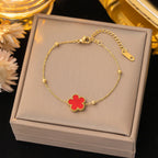 Bracelet Fleur Dorée