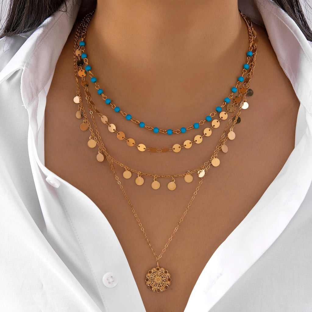 Layered Pendant Necklace Collection