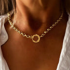 Minimalist Gold Link Necklace