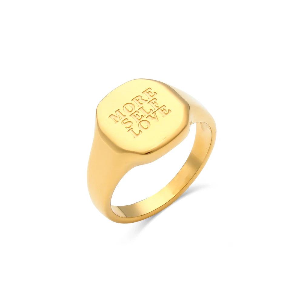 Elegant Gold Signet Ring