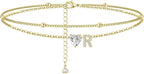 Initial Heart Anklet