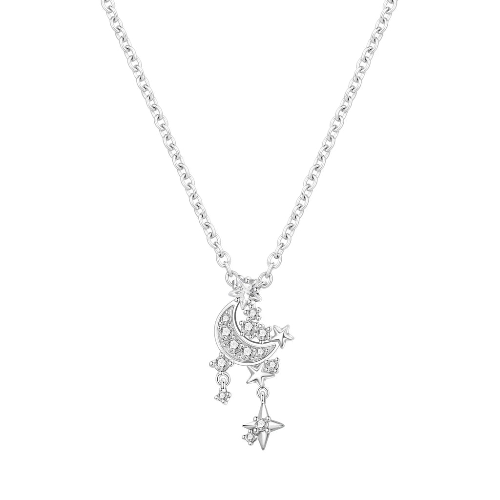 Trèfle Heart Necklace in Sterling Silver 92