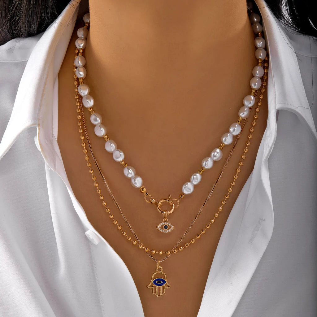 Layered Pendant Necklace Collection