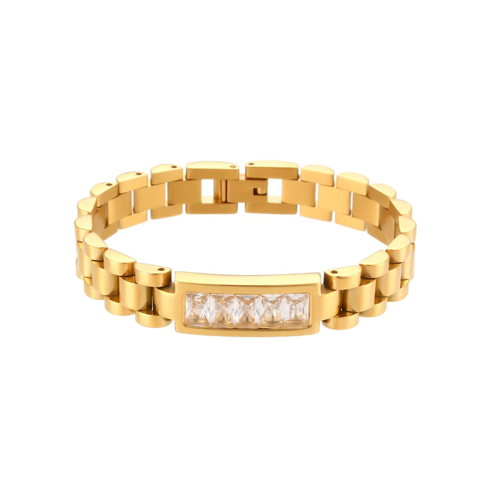 Elegant Gold-Plated Bracelet