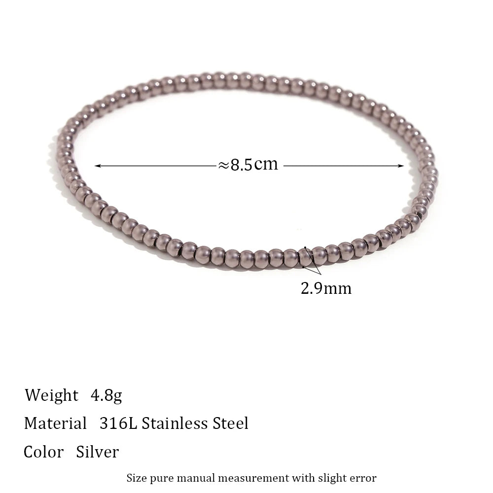 Elegant Gold & Silver Beaded Bracelet