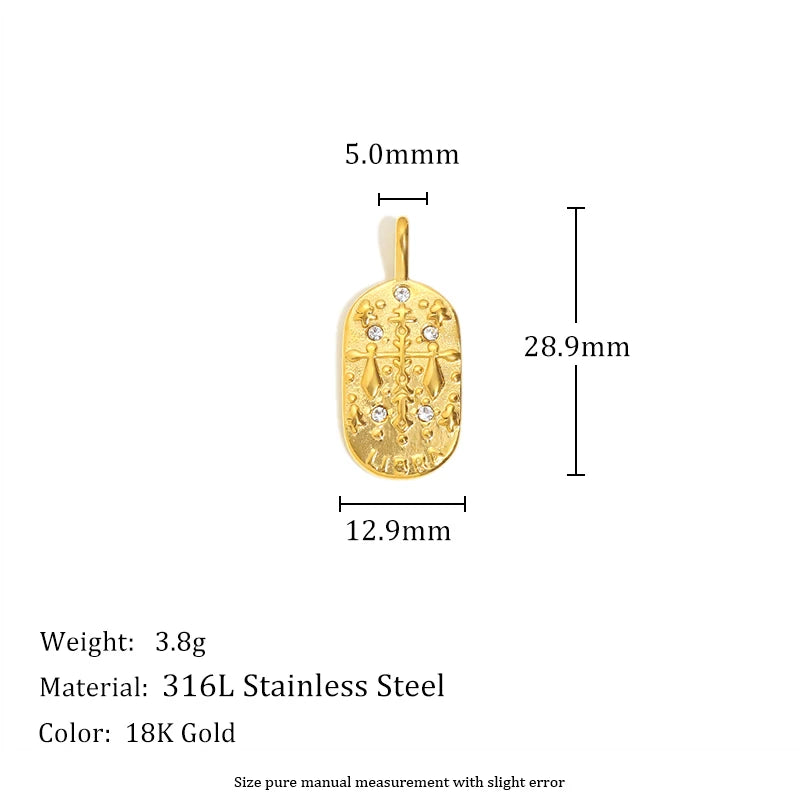 Elegant Zodiac Gold Necklace