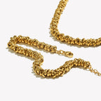 E.B.belle Handmade Circular Rings Necklaces Bracelets Minimalist Style Stackable Jewelry Set For Women Girls Hypollergenic