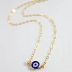 Gold-Tone Evil Eye Layered Necklace Set