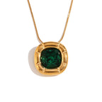 Elegant Zircon Jewelry Set - Tarnish Free
