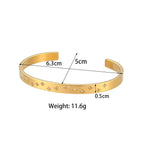 Golden Star Cuff Bracelet