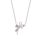 Trèfle Heart Necklace in Sterling Silver 92