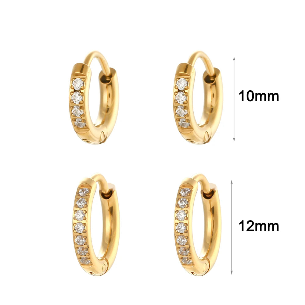Elegant Gold Hoop Earrings