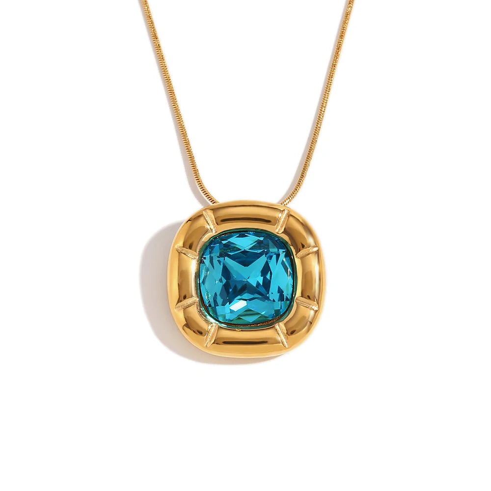 Elegant Zircon Jewelry Set - Tarnish Free
