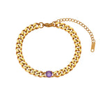 Elegant Zircon Pendant Choker Necklace