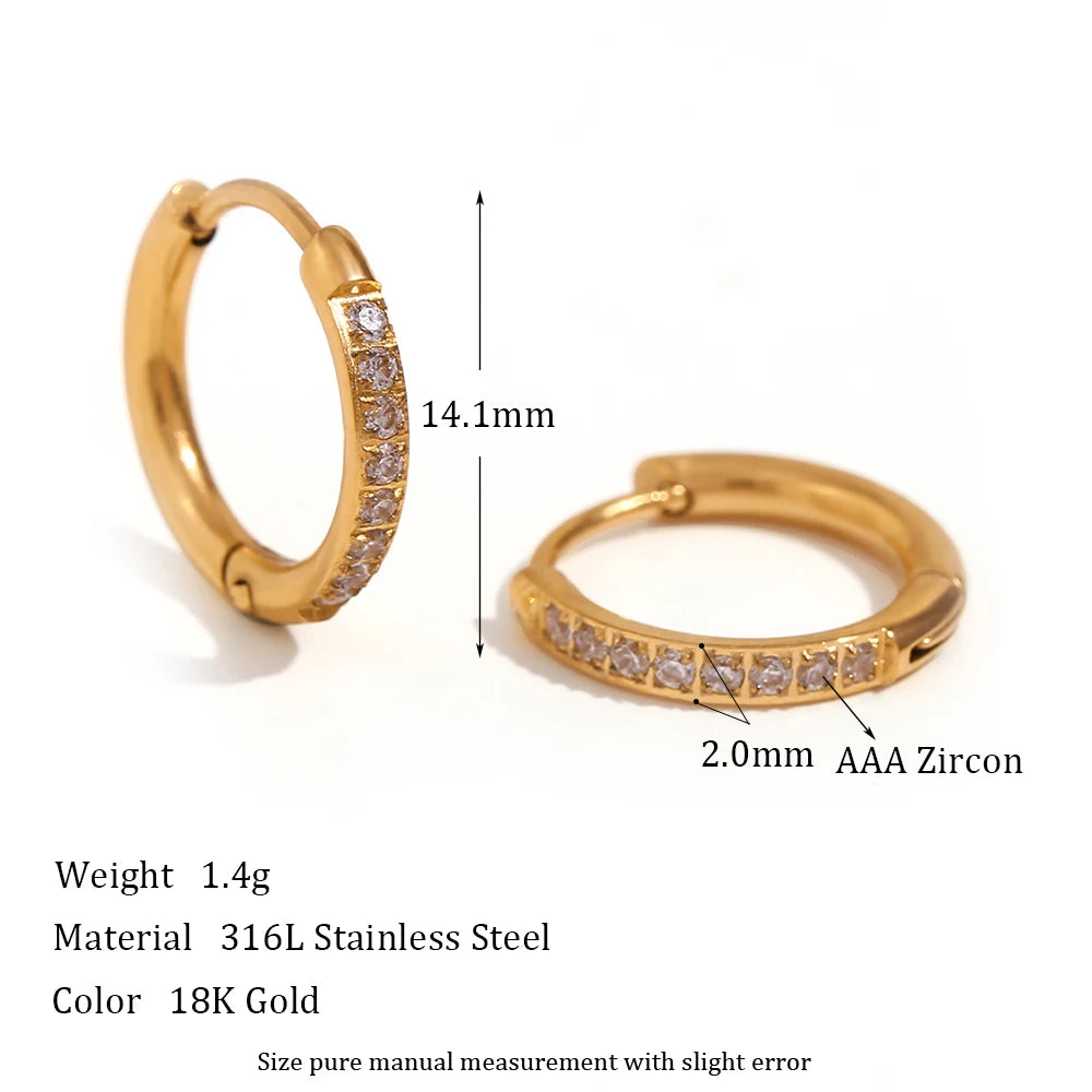 Elegant Gold Hoop Earrings