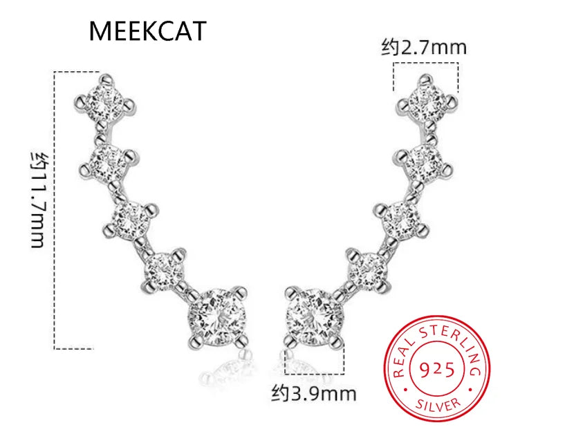 Éclat Smile Stud Earrings