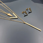 Gold V Élégance Jewellery Set