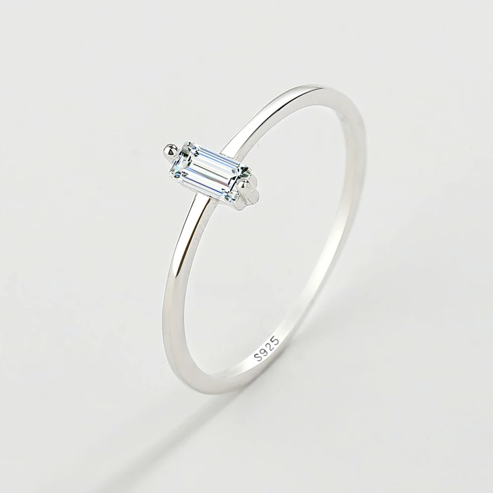 Éclat Rectangle 925 Ring
