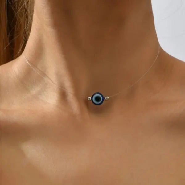 Gold-Tone Evil Eye Layered Necklace Set