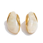 18k Gold Plated Stainless Steel Ring with Resin Detail