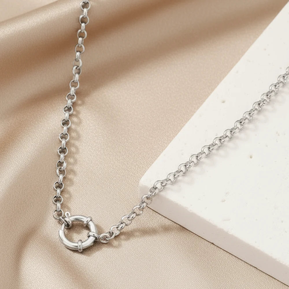 Minimalist Gold Link Necklace