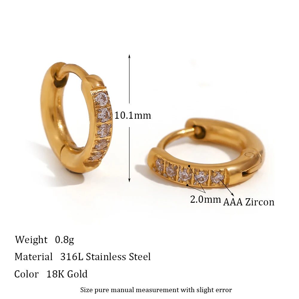 Elegant Gold Hoop Earrings