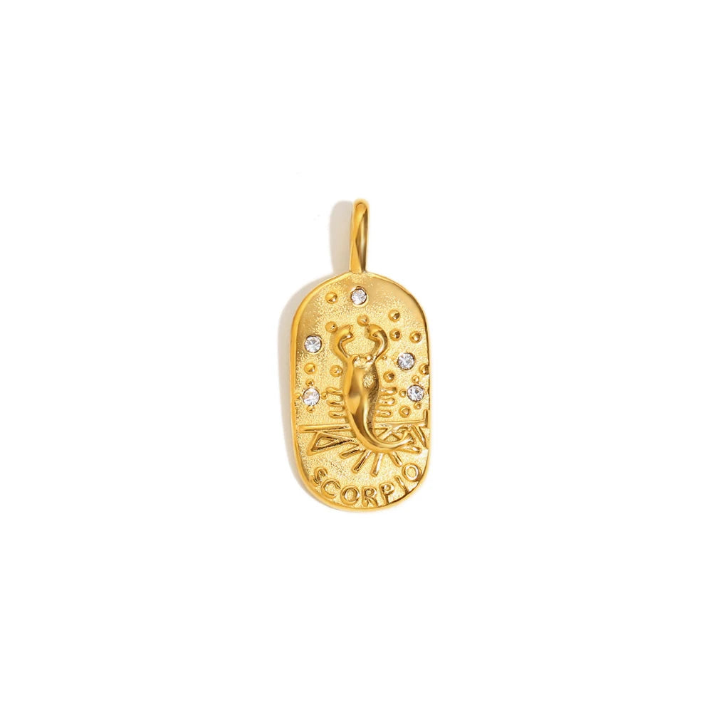Elegant Zodiac Gold Necklace